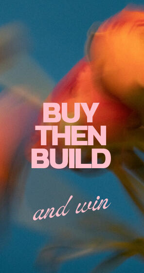 Buy businesses for sale, then build them. Buy first , don't build.